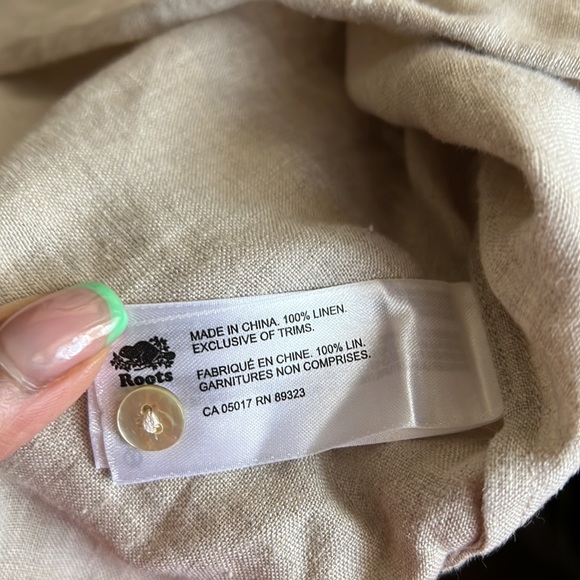 Roots Linen Blouse - Picture 4 of 4